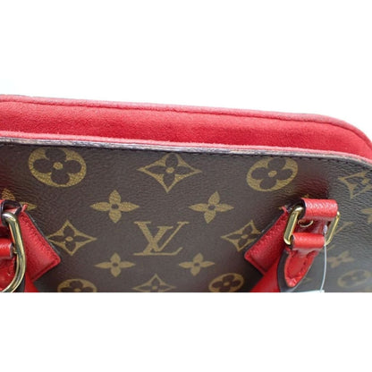 Louis Vuitton Monogram Alma Bag Into Bag Brown/Red - brown / Leather / top handle bag