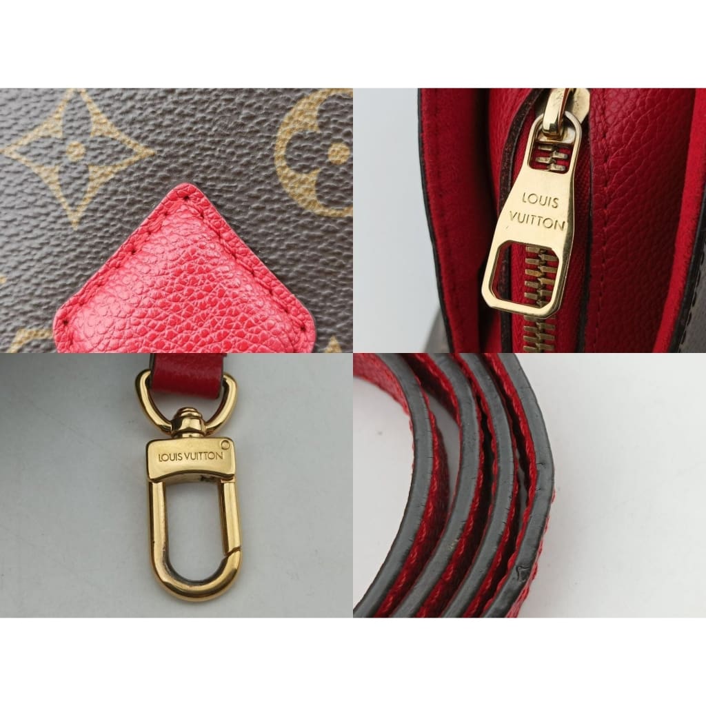 Louis Vuitton Monogram Alma Bag Into Bag Brown/Red - brown / Leather / top handle bag