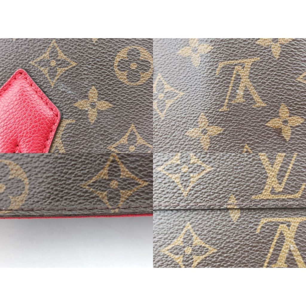 Louis Vuitton Monogram Alma Bag Into Bag Brown/Red - brown / Leather / top handle bag