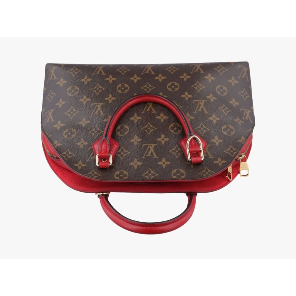 Louis Vuitton Monogram Alma Bag Into Bag Brown/Red - brown / Leather / top handle bag