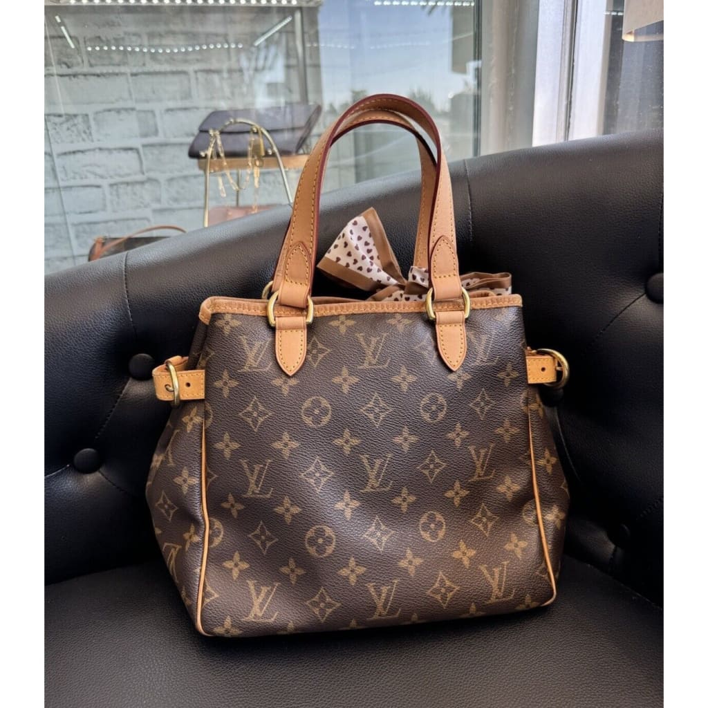 LOUIS VUITTON Monogram Batignolles Vertical (MSRP $1030 + ) - Small / Leather / Top Handle Bag