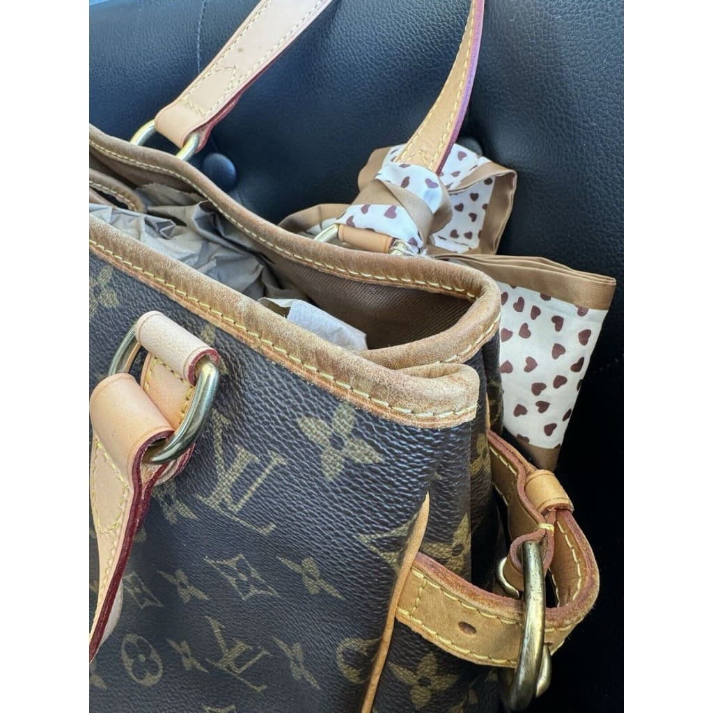 LOUIS VUITTON Monogram Batignolles Vertical (MSRP $1030 + ) - Small / Leather / Top Handle Bag