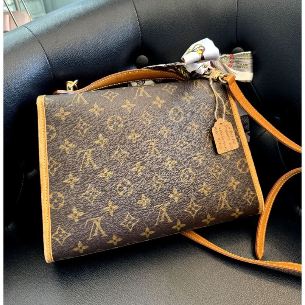 LOUIS VUITTON Monogram Bel Air Bag w/ Shoulder Strap (MSRP $2000 + ) - Medium / Leather / Crossbody