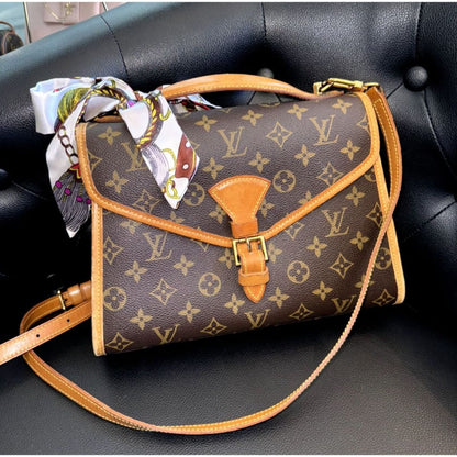 LOUIS VUITTON Monogram Bel Air Bag w/ Shoulder Strap (MSRP $2000 + ) - Medium / Leather / Crossbody