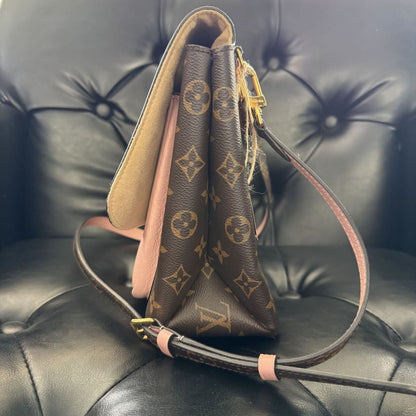 Louis Vuitton Monogram Canvas Marignan Messenger Bag Rose 2-Way (MSRP $2230) - brown / coated canvas / 2-way