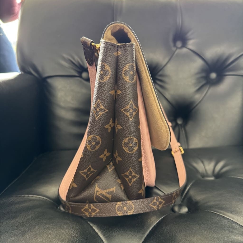 Louis Vuitton Monogram Canvas Marignan Messenger Bag Rose 2-Way (MSRP $2230) - brown / coated canvas / 2-way