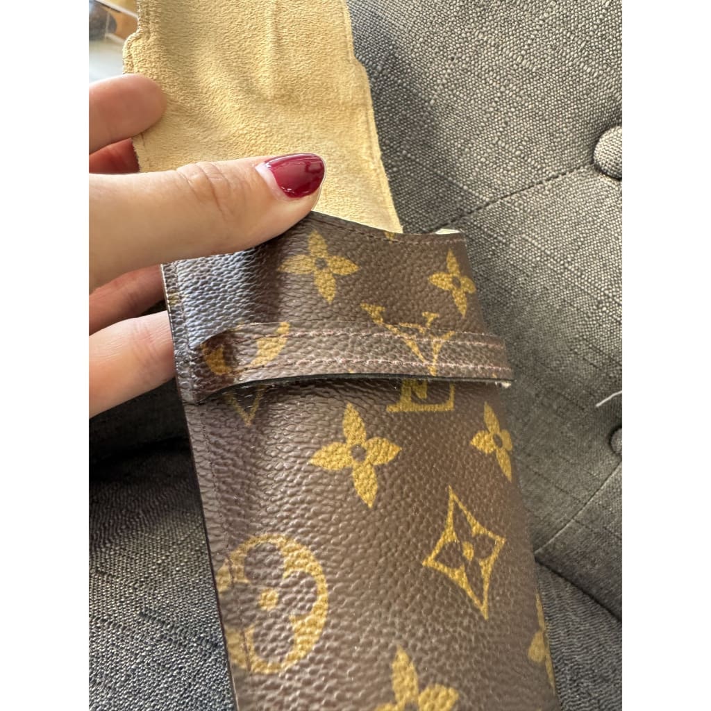 Louis Vuitton Monogram Glasses Case - one size / Brown / Coated Canvas