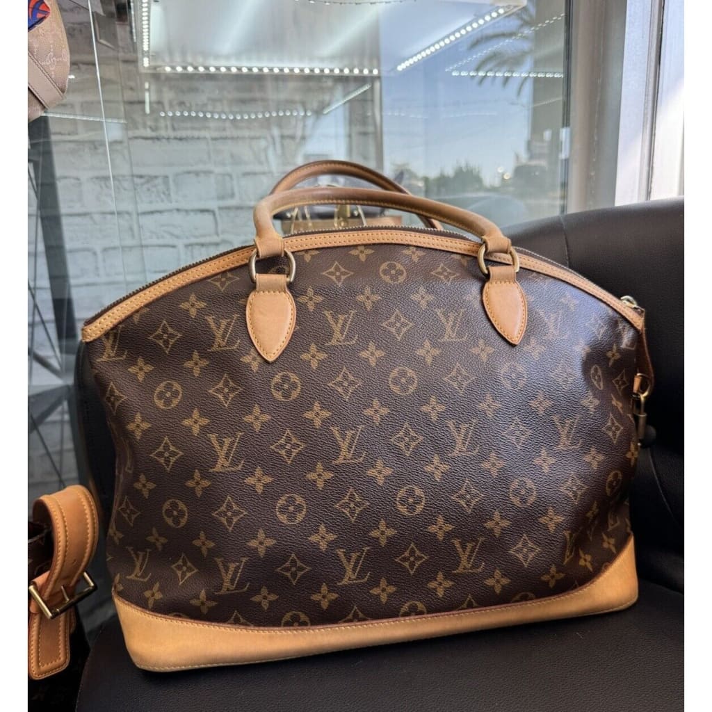 LOUIS VUITTON Monogram Lockit Horizontal Hang Bag (MSRP $1090) - Large / Leather / Shoulder Bag