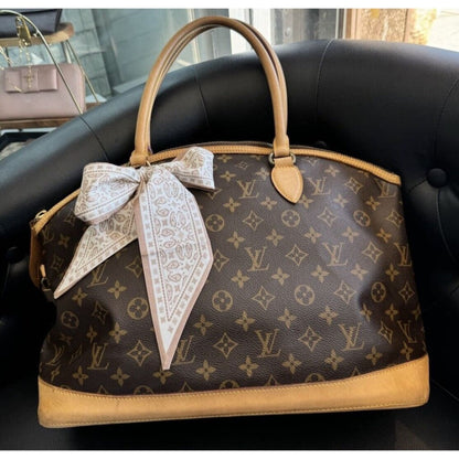 LOUIS VUITTON Monogram Lockit Horizontal Hang Bag (MSRP $1090) - Large / Leather / Shoulder Bag