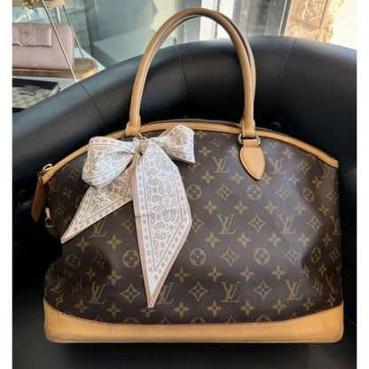 LOUIS VUITTON Monogram Lockit Horizontal Hang Bag (MSRP $1090) - Large / Leather / Shoulder Bag