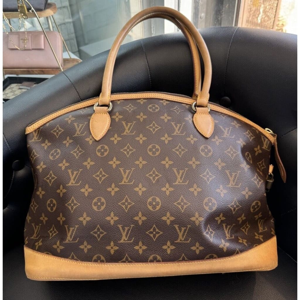 LOUIS VUITTON Monogram Lockit Horizontal Hang Bag (MSRP $1090) - Large / Leather / Shoulder Bag