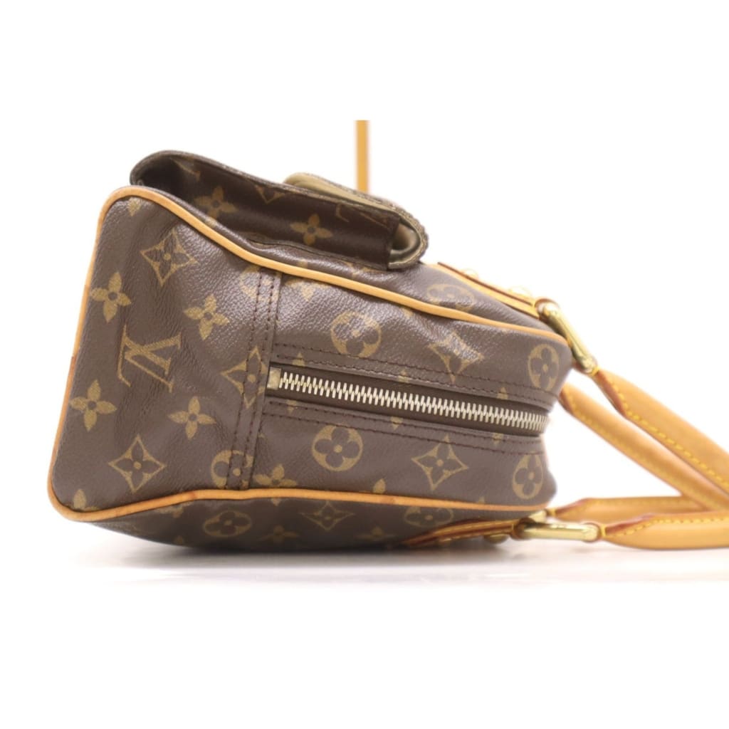 Louis Vuitton Monogram Manhattan PM Shoulder Bag (MSRP $1680) - brown / coated canvas