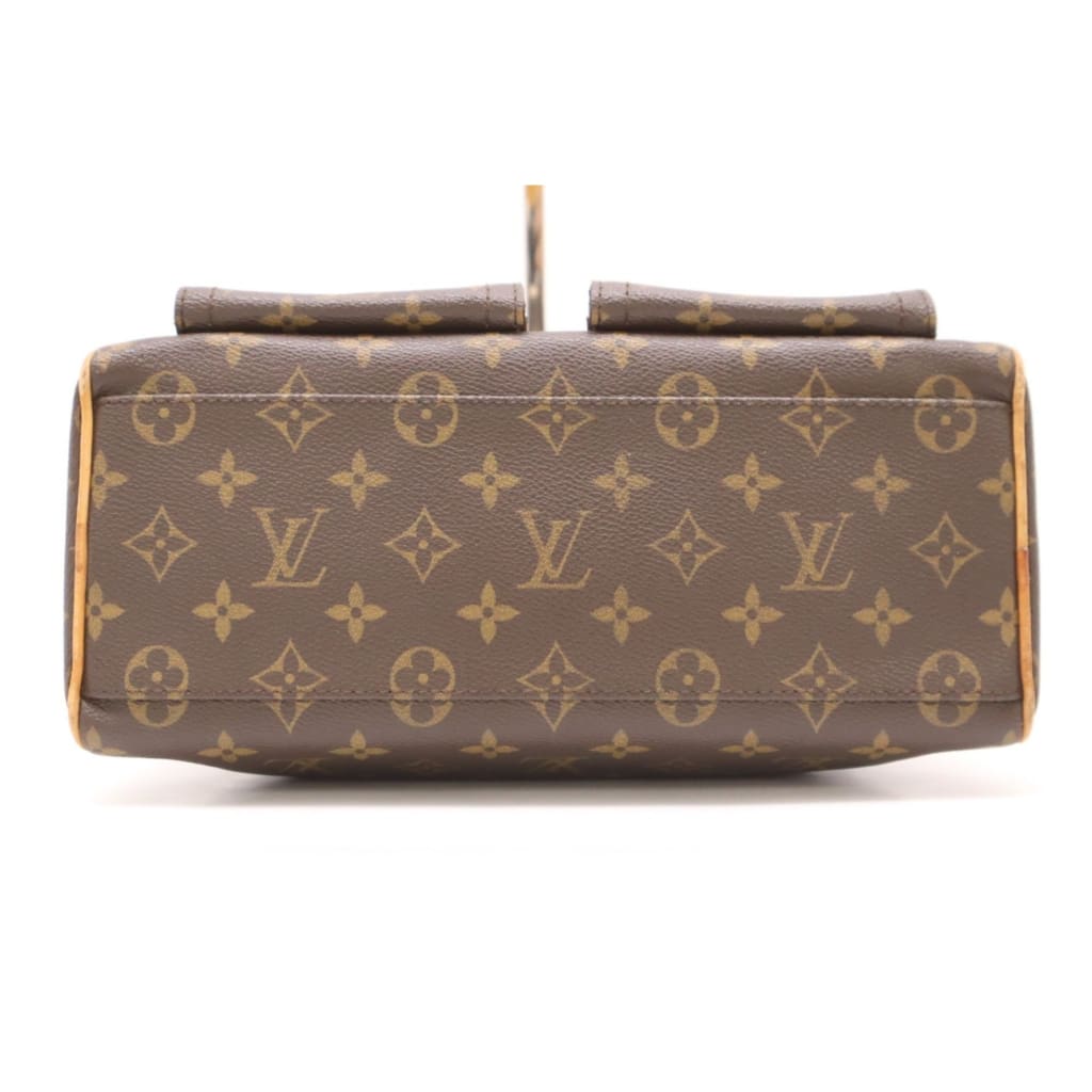 Louis Vuitton Monogram Manhattan PM Shoulder Bag (MSRP $1680) - brown / coated canvas