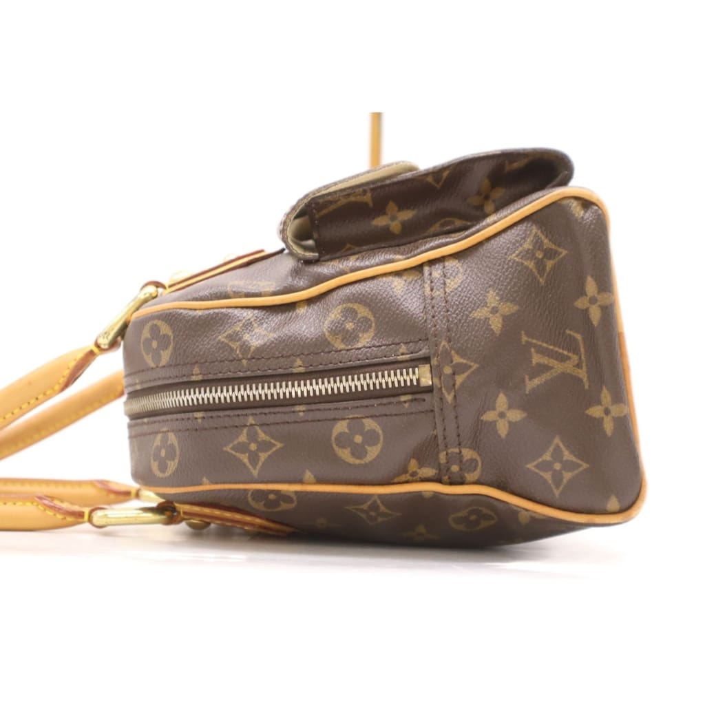 Louis Vuitton Monogram Manhattan PM Shoulder Bag (MSRP $1680) - brown / coated canvas