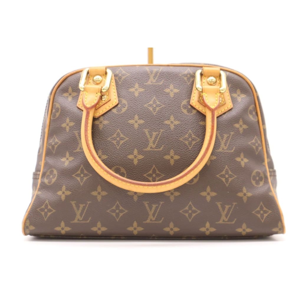 Louis Vuitton Monogram Manhattan PM Shoulder Bag (MSRP $1680) - brown / coated canvas