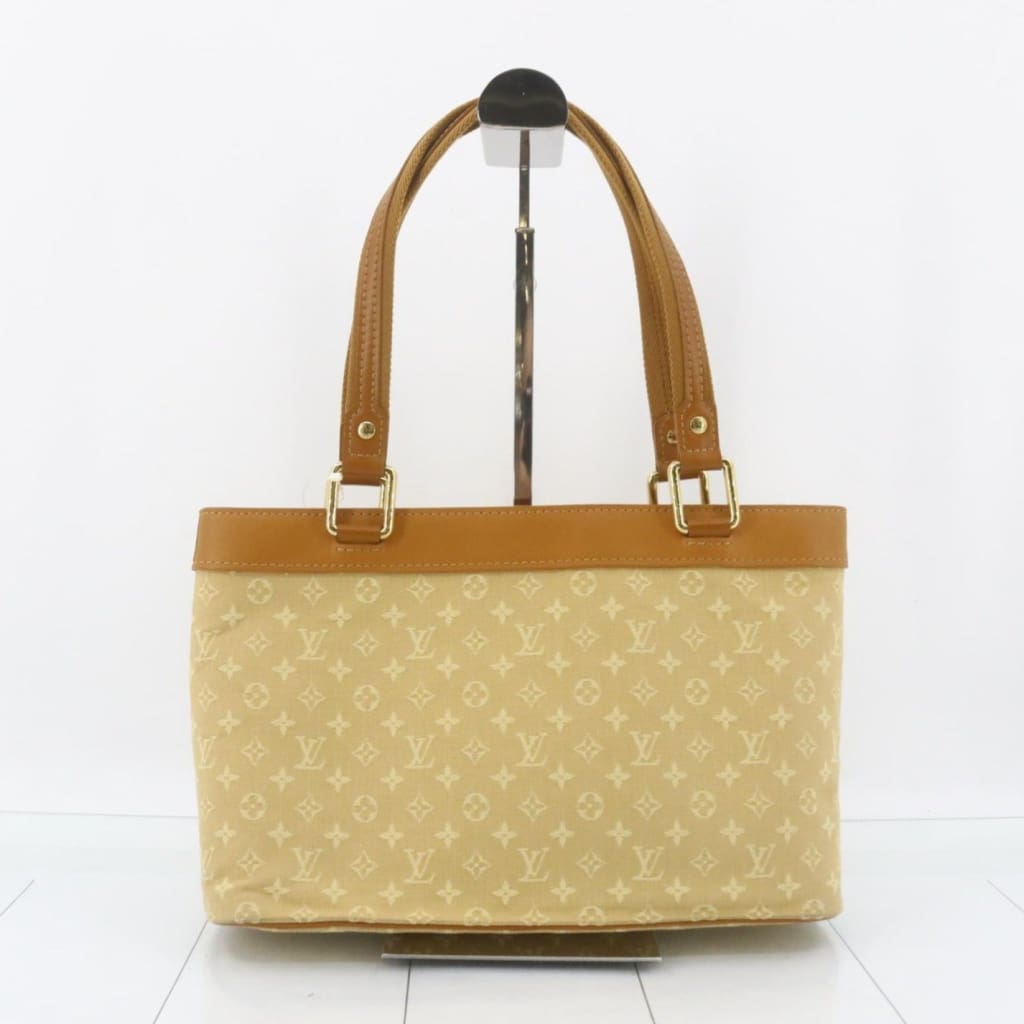 LOUIS VUITTON Monogram Mini Lin Lucille PM Bag - brown / canvas / Shoulder Bag