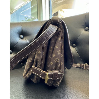 LOUIS VUITTON Monogram Mini Lin Saumur 30 Canvas Crossbody Bag (MSRP $1450) - Medium / Leather / Crossbody