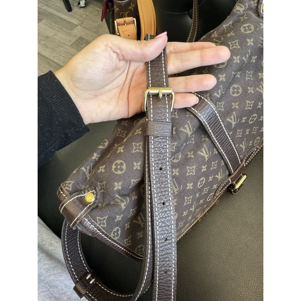 LOUIS VUITTON Monogram Mini Lin Saumur 30 Canvas Crossbody Bag (MSRP $1450) - Medium / Leather / Crossbody