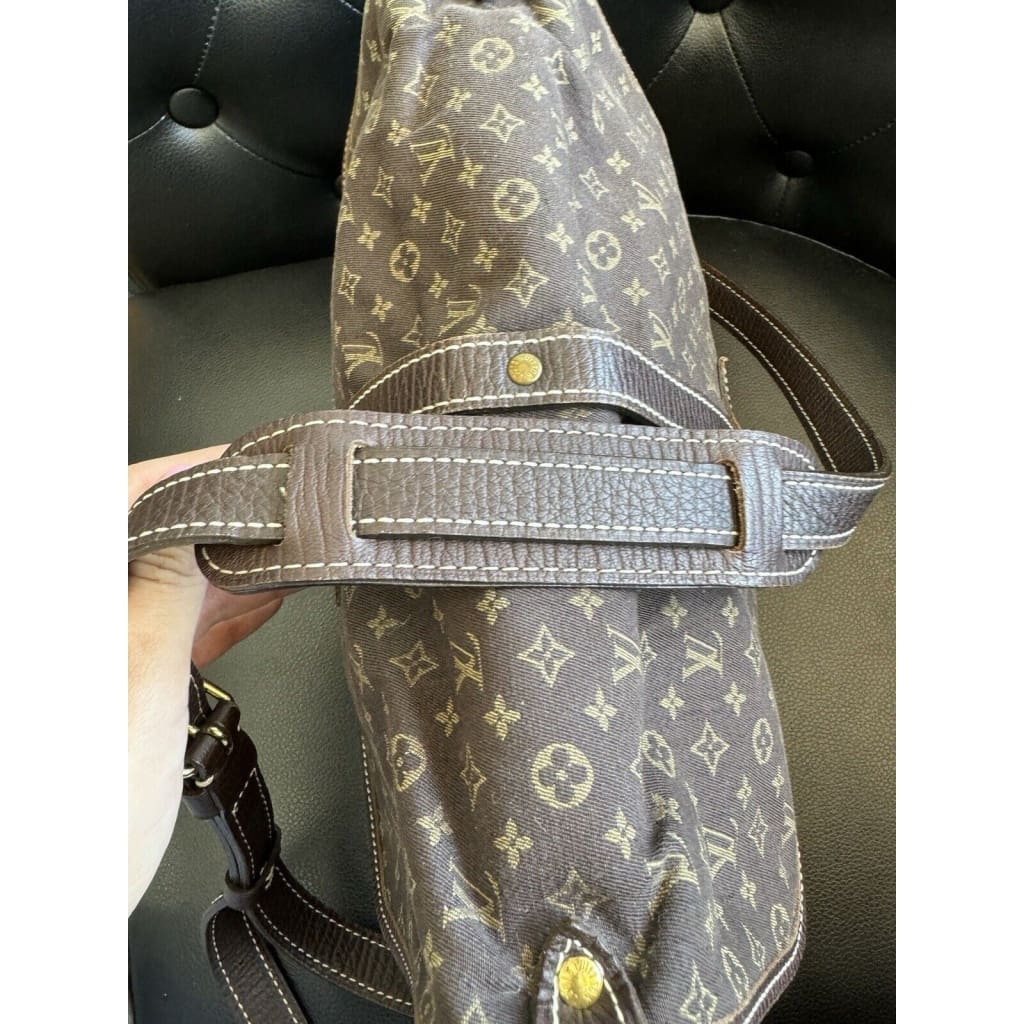 LOUIS VUITTON Monogram Mini Lin Saumur 30 Canvas Crossbody Bag (MSRP $1450) - Medium / Leather / Crossbody