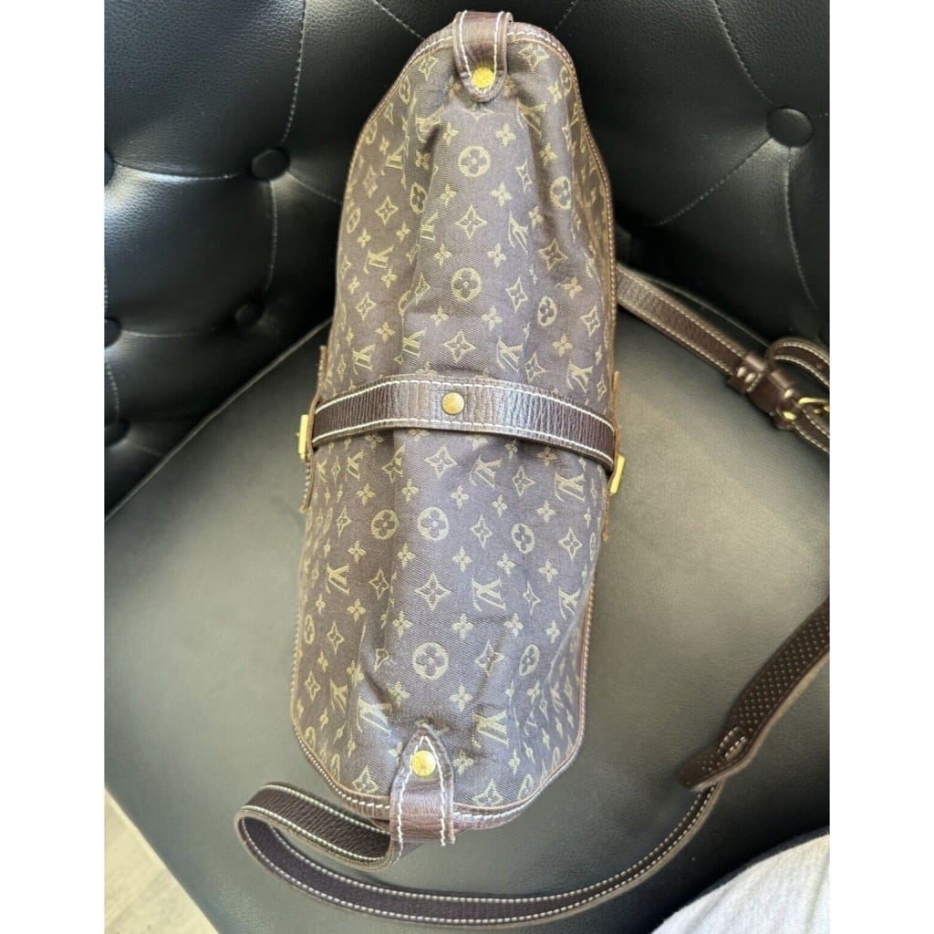 LOUIS VUITTON Monogram Mini Lin Saumur 30 Canvas Crossbody Bag (MSRP $1450) - Medium / Leather / Crossbody