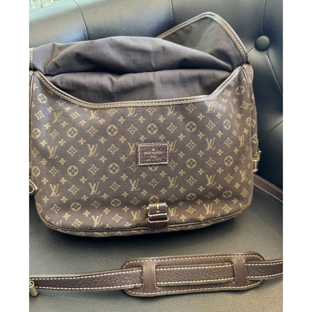 LOUIS VUITTON Monogram Mini Lin Saumur 30 Canvas Crossbody Bag (MSRP $1450) - Medium / Leather / Crossbody