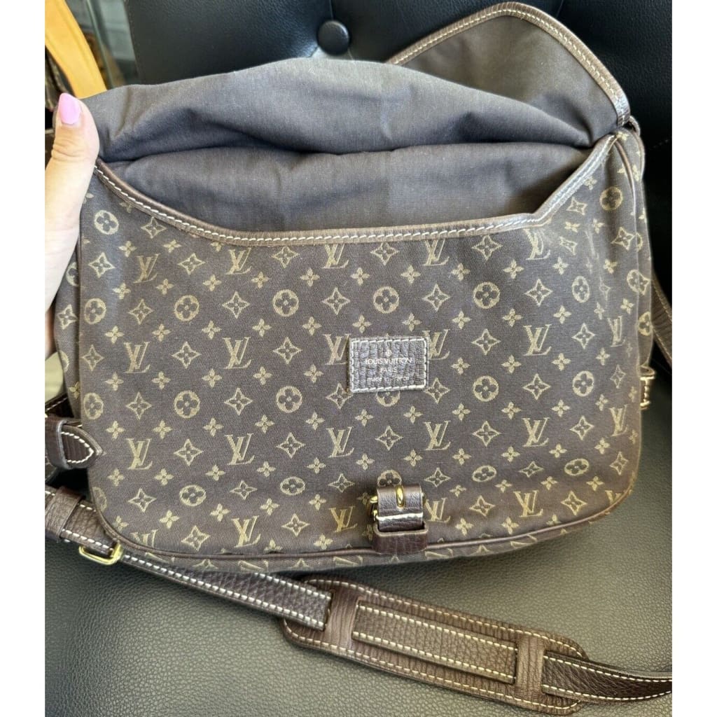 LOUIS VUITTON Monogram Mini Lin Saumur 30 Canvas Crossbody Bag (MSRP $1450) - Medium / Leather / Crossbody