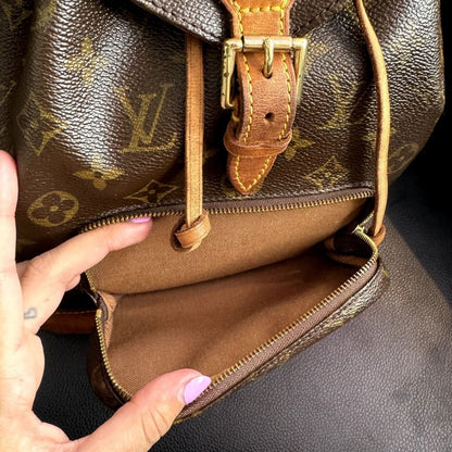 LOUIS VUITTON Monogram Montsouris MM Backpack (MSRP $1500 + ) - Medium / Leather / Backpack