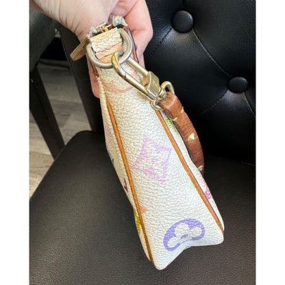 LOUIS VUITTON Monogram Murakami Multicolore Pochette Accessoires (MSRP $2500) - Material / Leather / Shoulder Bag