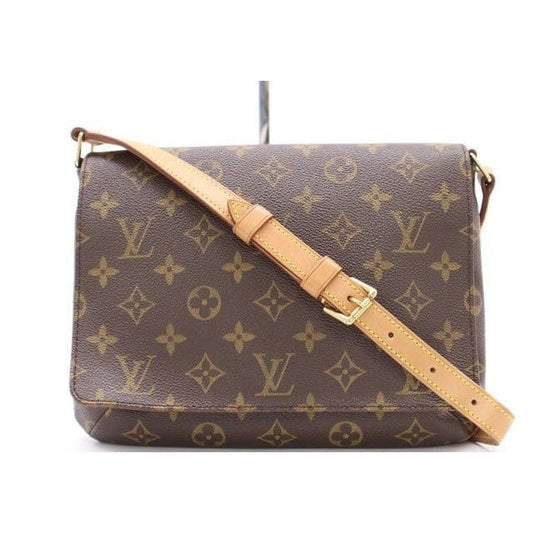 Louis Vuitton Monogram Musette Tango Short Shoulder Bag - brown / Coated Canvas / Shoulder Bag