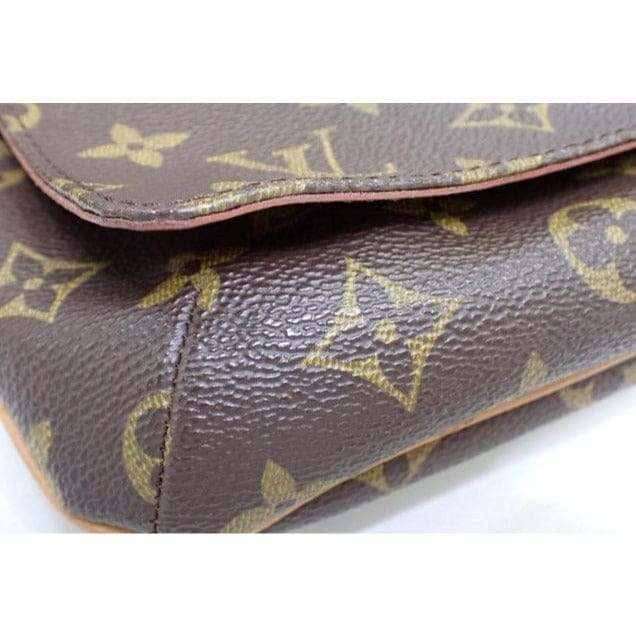 Louis Vuitton Monogram Musette Tango Short Shoulder Bag - brown / Coated Canvas / Shoulder Bag