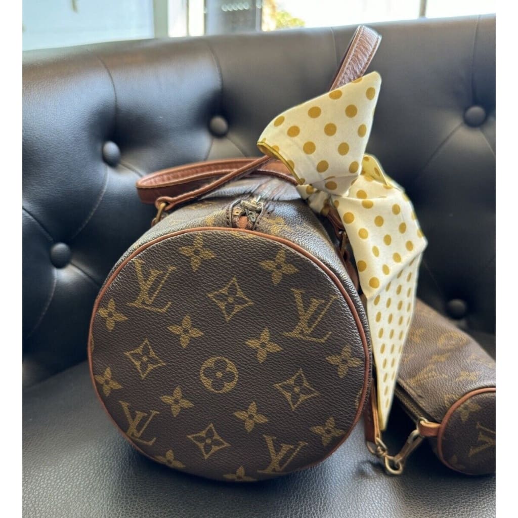 LOUIS VUITTON Monogram Papillon 30 w/ Mini Pouch - papillon 30 / Leather / Top Handle Bag