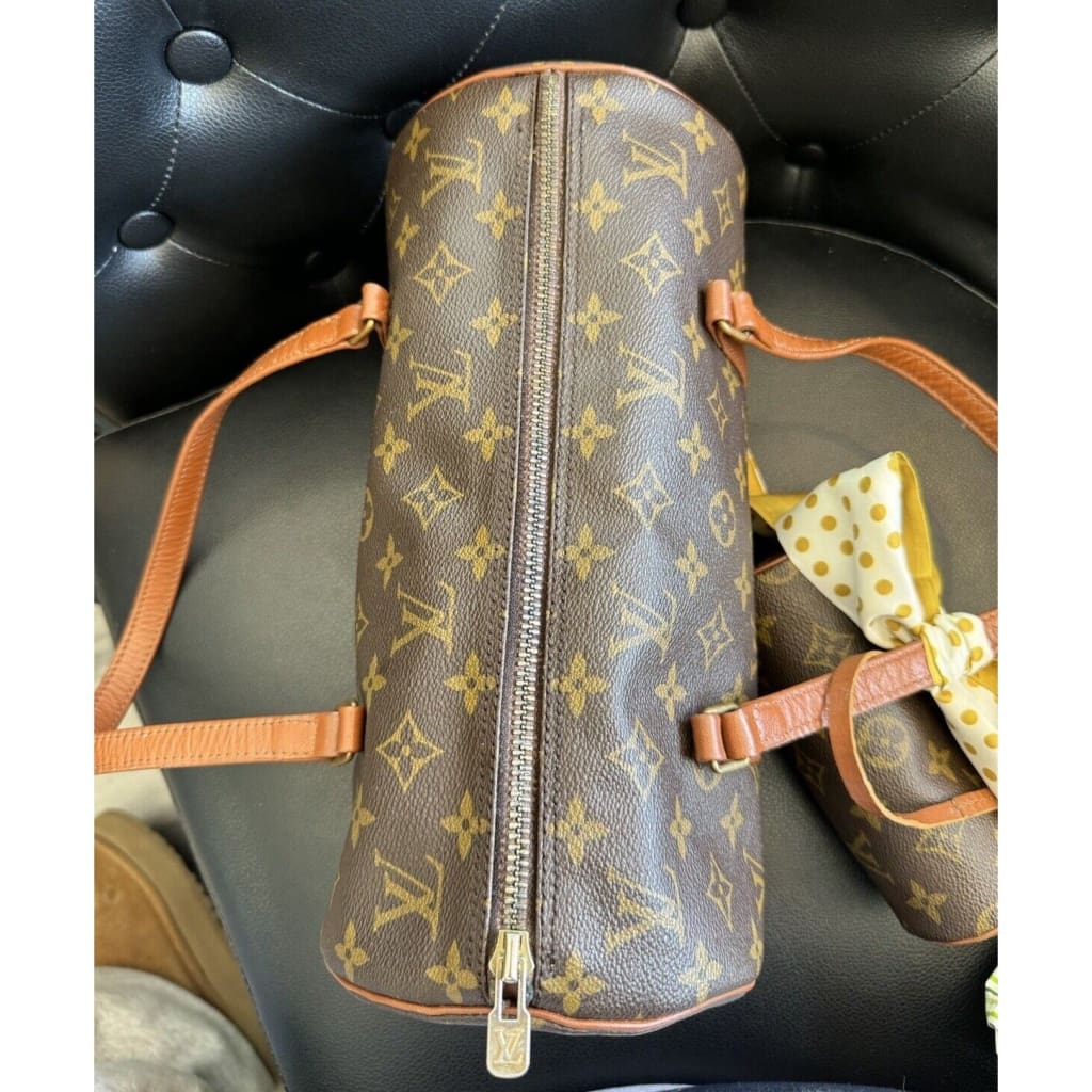 LOUIS VUITTON Monogram Papillon 30 w/ Mini Pouch - papillon 30 / Leather / Top Handle Bag