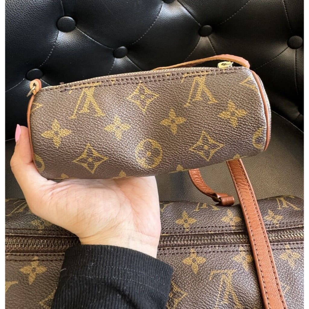 LOUIS VUITTON Monogram Papillon 30 w/ Mini Pouch - papillon 30 / Leather / Top Handle Bag