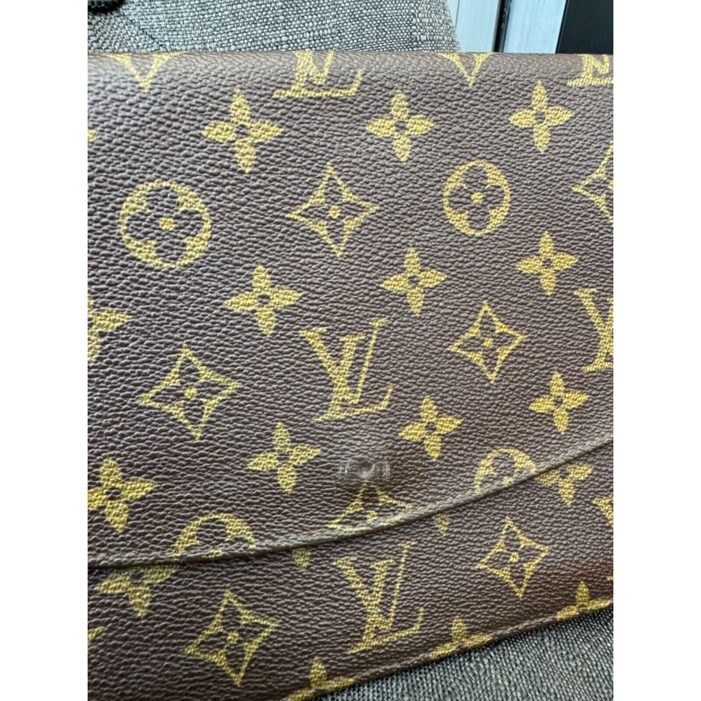 Louis Vuitton Monogram Pochette Rabat Clutch 23 w/ Chain