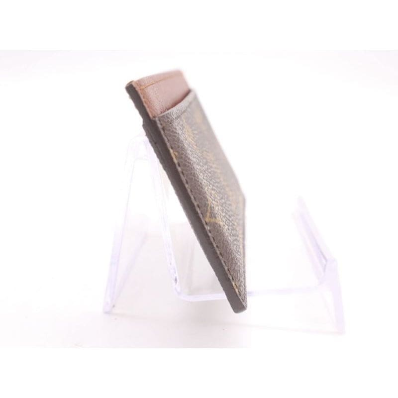 Louis Vuitton Monogram Simple Card Case/ Holder - brown / Coated Canvas / card holder