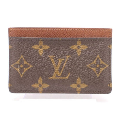 Louis Vuitton Monogram Simple Card Case/ Holder - brown / Coated Canvas / card holder