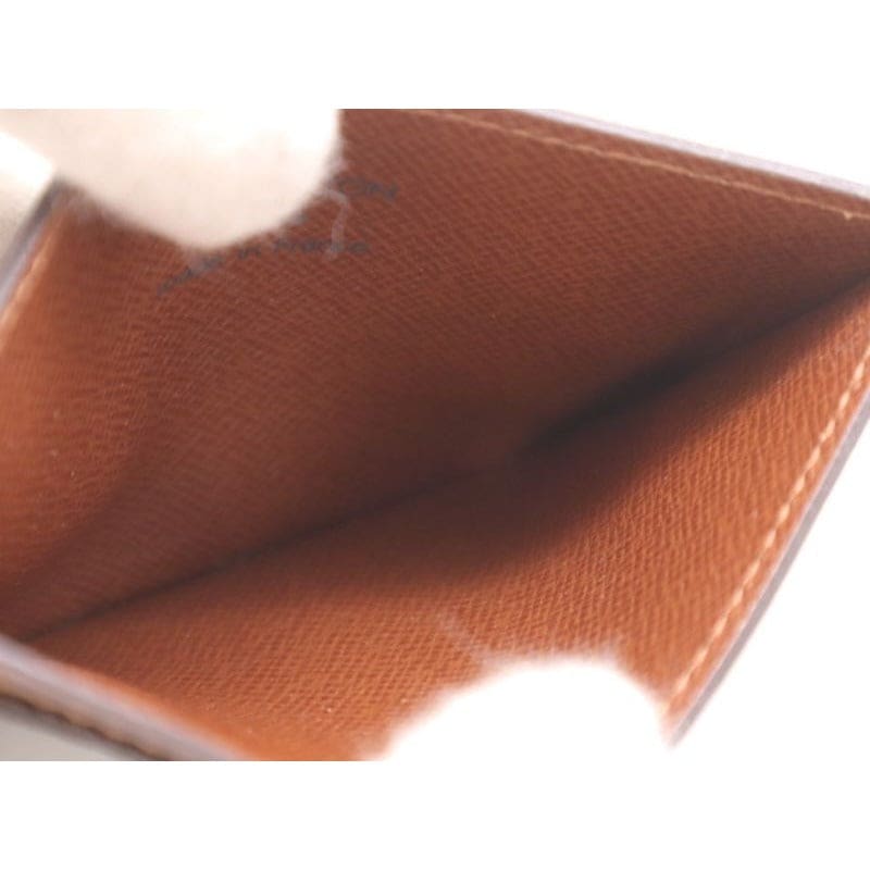 Louis Vuitton Monogram Simple Card Case/ Holder - brown / Coated Canvas / card holder