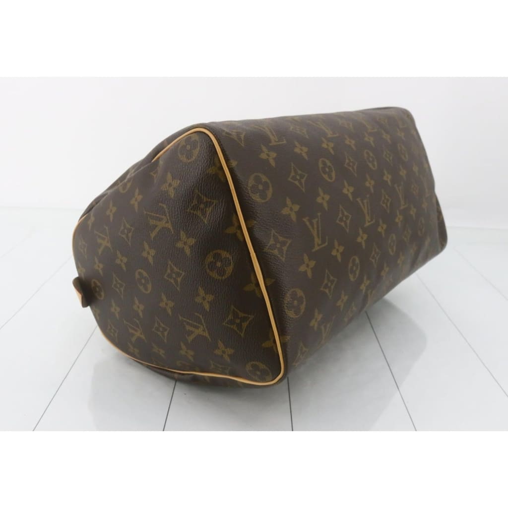 Louis Vuitton Monogram Speedy 35 - brown / Leather / boston bag