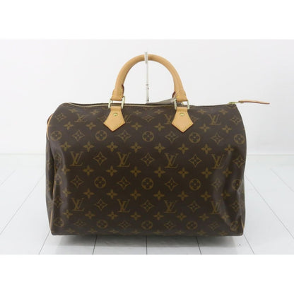 Louis Vuitton Monogram Speedy 35 - brown / Leather / boston bag