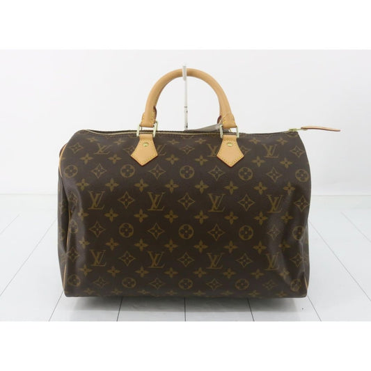 Louis Vuitton Monogram Speedy 35 - brown / Leather / boston bag