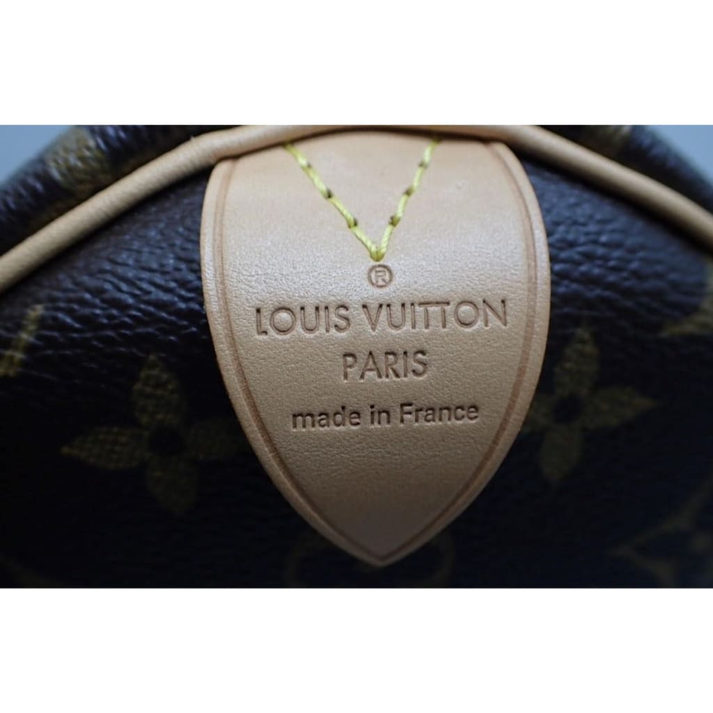 Louis Vuitton Monogram Speedy 35 - brown / Leather / boston bag