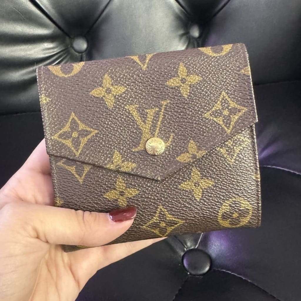 LOUIS VUITTON Monogram Victorine Wallet - Brown / Leather / wallet