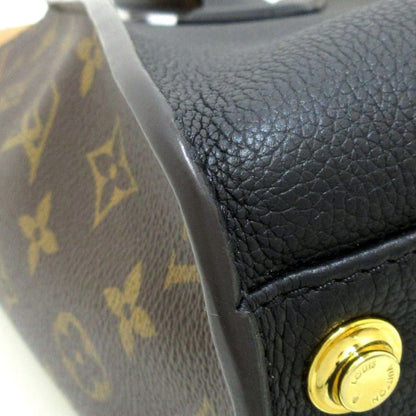 Louis Vuitton On My Side Tote Leather with Monogram Canvas MM - MM / Black / Leather