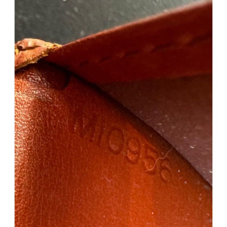 LOUIS VUITTON Orange/brown Epi French Wallet (MSRP $750 + ) - Brown / Leather / wallet