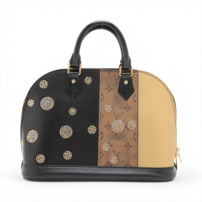 Louis Vuitton Reverse Monogram Studded Night Lights Alma PM - leather