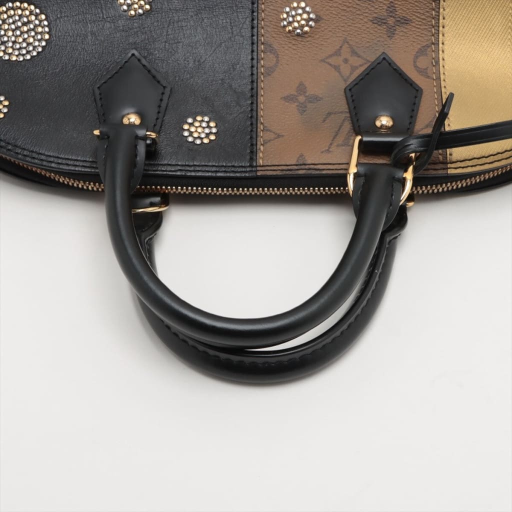 Louis Vuitton Reverse Monogram Studded Night Lights Alma PM - leather