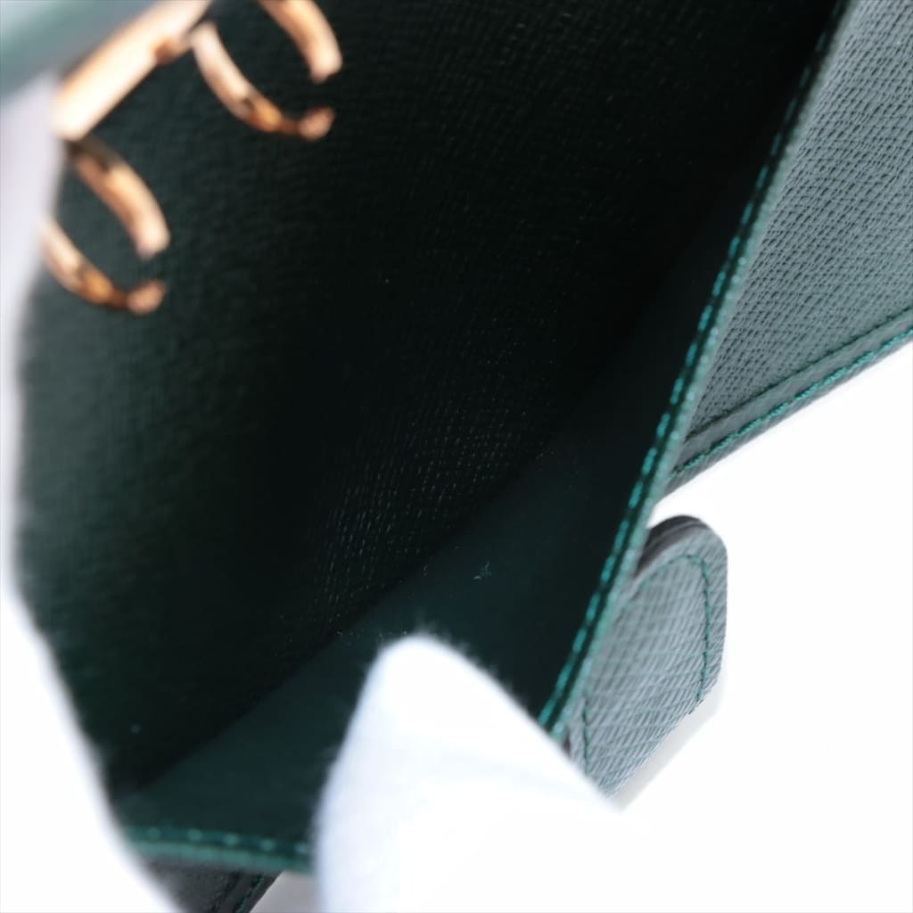 Louis Vuitton Taiga Agenda PM New with Box (MSRP $525) - green / leather / agenda