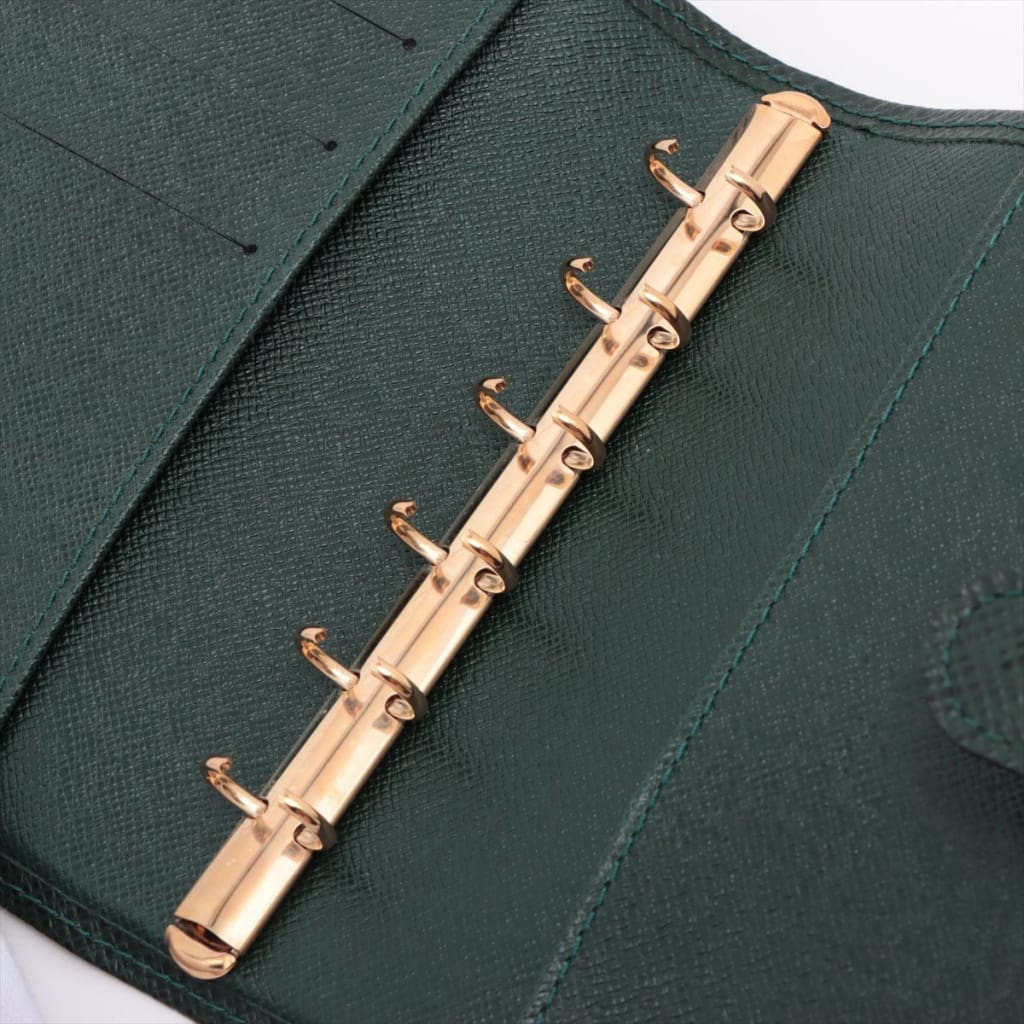 Louis Vuitton Taiga Agenda PM New with Box (MSRP $525) - green / leather / agenda