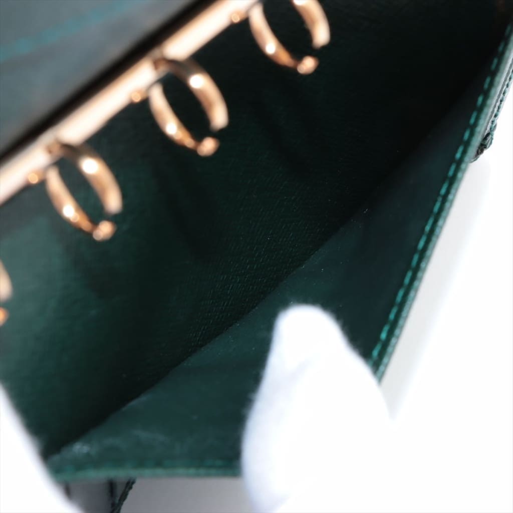 Louis Vuitton Taiga Agenda PM New with Box (MSRP $525) - green / leather / agenda