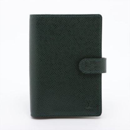 Louis Vuitton Taiga Agenda PM New with Box (MSRP $525) - green / leather / agenda